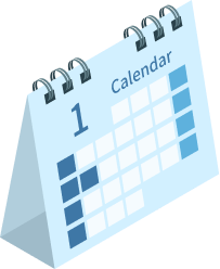 年間カレンダー