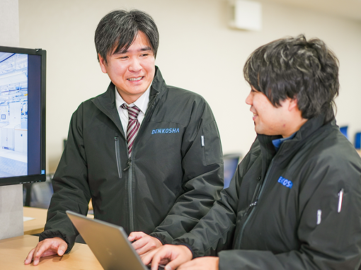 プロジェクトリーダーとしてのアフターフォローの様子