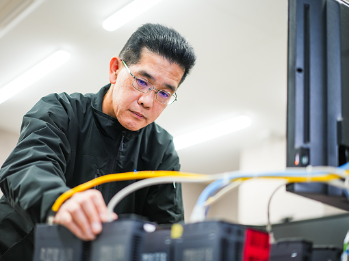 製造設備点検の様子